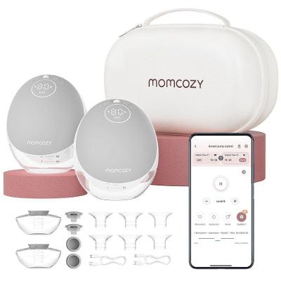 Momcozy Bombas De Leite Mãos Livres M9 24mm 2 Peças Cinza Com Controle