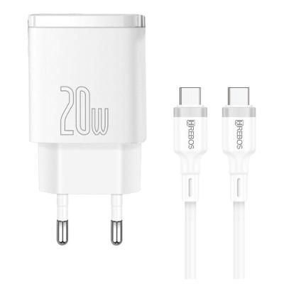 Carregador 20w Turbo Branco Para Iphone 14 Pro Max