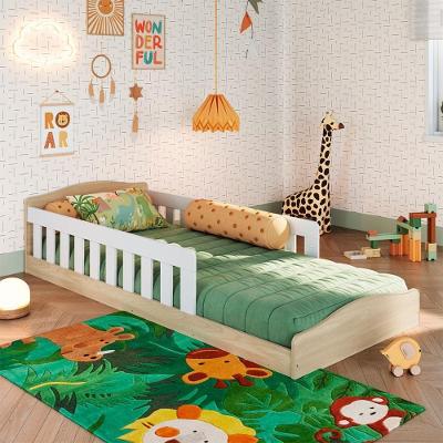 Cama Montessoriana Infantil Encanto Completa Móveis Carvalho Branco