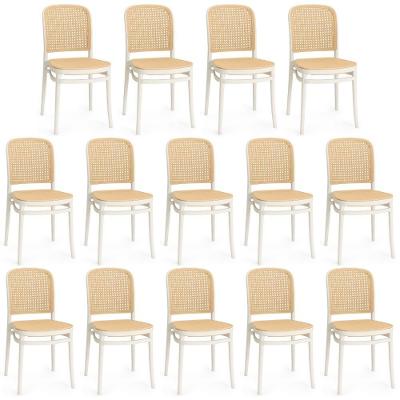 Kit 14 Cadeiras De Jantar Roma Para Sala E Cozinha - Branco