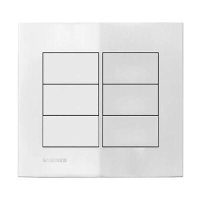 Placa Cega 4x4 C/ Suporte Branco Iris Soprano