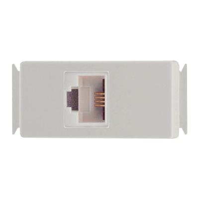 Modulo Tomada Rj11 Telefone Branco Aria Tramontina