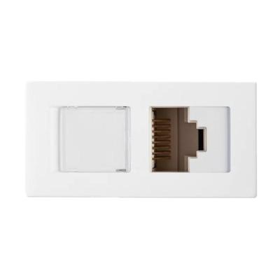 Modulo Tomada Rj45 Cat5e Branco Revita Soprano