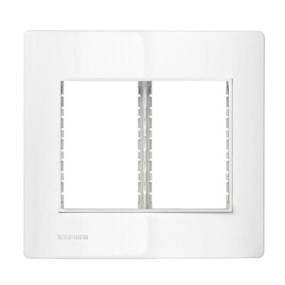 Placa 4x4 6 Modulos C/ Suporte Branco Revita Soprano