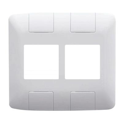 Placa 4x4 Para 4 Postos Branco Aria Tramontina