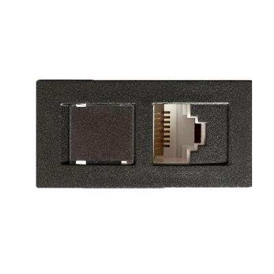 Modulo Tomada Rj45 Cat5e Carbono Revita Soprano