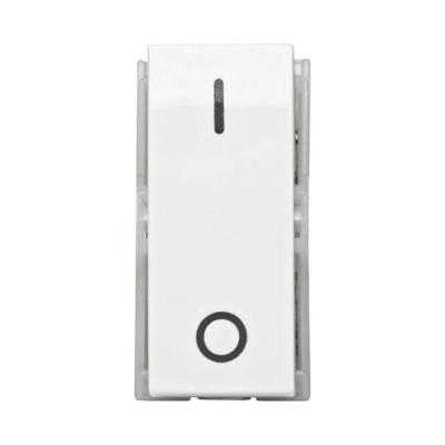Modulo Interruptor Bipolar Simples Branco Duale Up Soprano