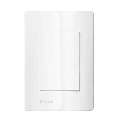 Placa Cega 4x2 C/ Suporte Branco Revita Soprano