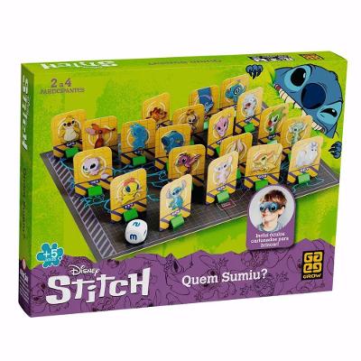 Jogo De Tabuleiro Quem Sumiu Stitch - Grow