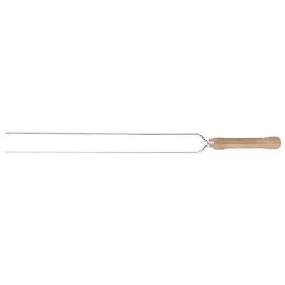 Espeto Duplo Para Churrasco Mor - 55cm