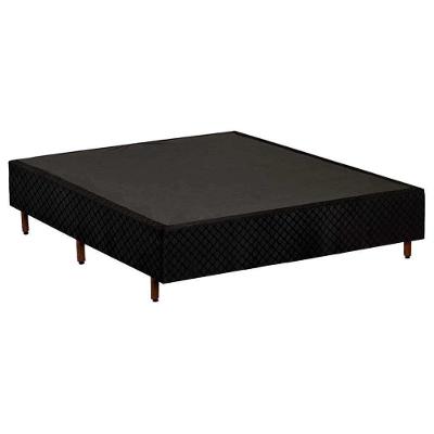 Base Box Casal Somiê Preto Polar