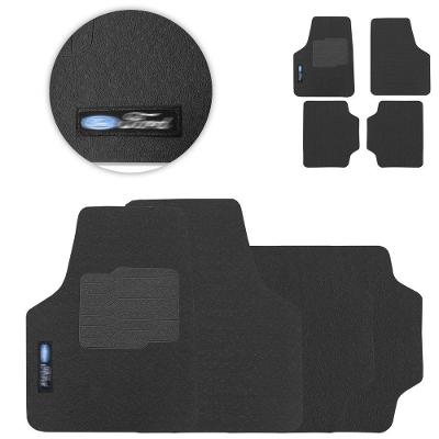 Tapete De Borracha Universal Ford Preto Pvc 4 Peças