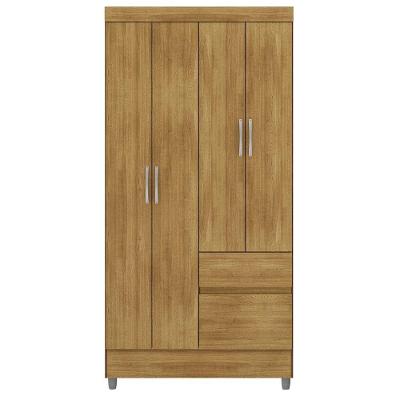 Guarda Roupa 102 Cm 4 Portas Plus 10090 Nature Vlr Nature