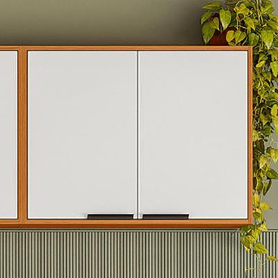 Armario Aéreo 2 Portas 80 Cm 12638 Raven Freijó Off White Pln
