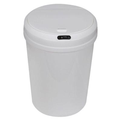 Lixeira Automática Redonda 12 Litros Com Sensor Branca