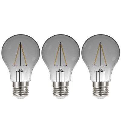 Lâmpada Led Fumê 30w Iluminação Kit 3 Unid. Decorativa Vintage Branco Quente Retrô Multifilamento Luz Casa Decoração