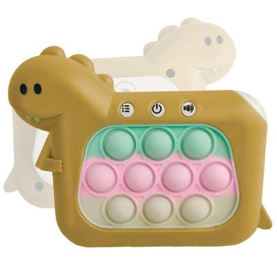 Pop It Mini Game Interativo 4 Modos Dinossauro Som Luzes Anti Estresse Sensorial Ansiedade Relaxante Criança