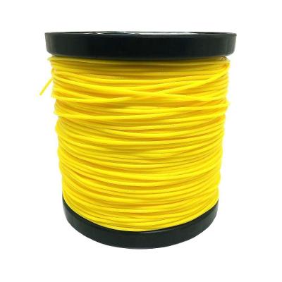 Fio Nylon Para Roçadeira Redondo 3,0mm Bobina 2kg Cor Amarelo