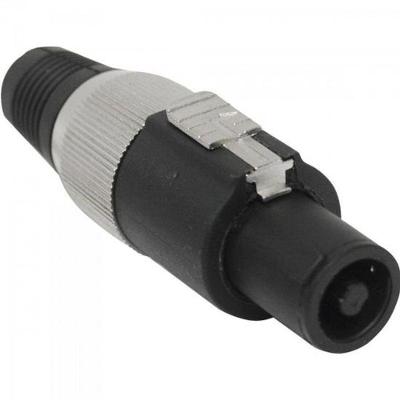 Conector Speakon De Linha Macho 4 Pólos Pgsp0004...