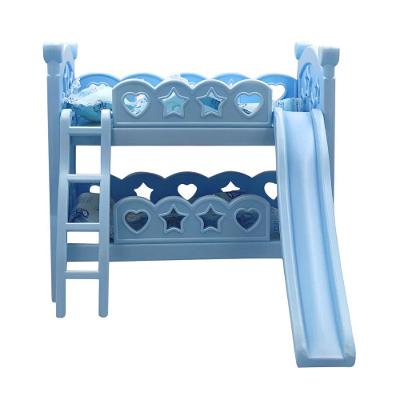 Berço De Brincadeira Com Escorregador Azul - Diversão Garantida