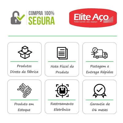 Estante Aço 6 Prateleiras Eaf013 Rosa