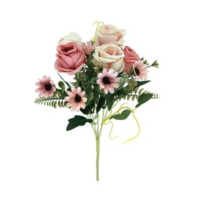 Buquê Artificial Mini Botões De Rosas Variadas 30cm - Mc Flores