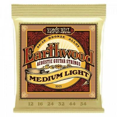 Encordoamento Para Violão Aço .012 Médio Leve Earthwood 2003