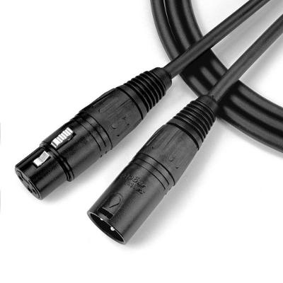 Cabo Para Microfone Xlr M - Xlr F Ninja Lw 03ft 0,91m Preto
