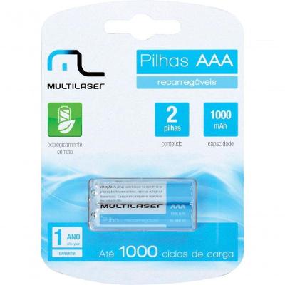 Pilha Recarregavel Aaa 1000mah C-2 Cb051