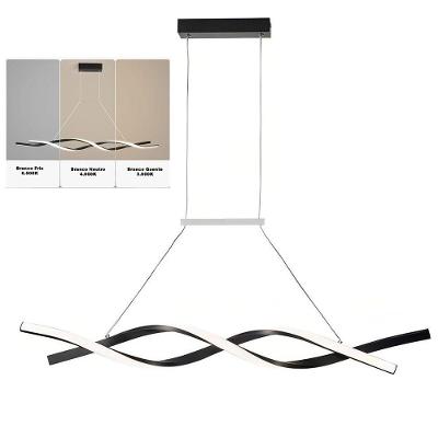 Lustre Pendente Aspiral Led Iluminaçao Hall De Entrada Recepçao Sala De Jantar Decoraçao Comercial Residencial Ambiente