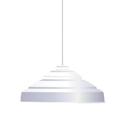 Pendente Lustre Elegante Retro Moderno Branco Branco