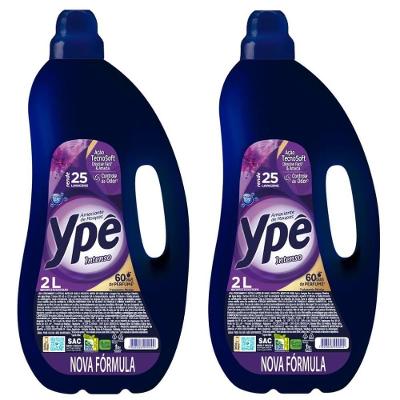 Kit 2 Amaciante De Roupas Tradicional Ypê Intenso 2l