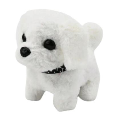 Cachorro Cachorrinho De Pelúcia Que Anda E Late A Pilha 1 Unidade