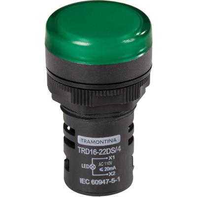 Sinalizador Tramontina Trd16-22ds/4 110 V Verde