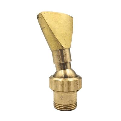Bico Efeito Leque Ajustável Para Fontes Chafarizes E Lagos Com Entrada Rosca De 1/2"