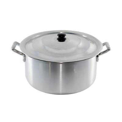 Caçarola Hotel Panela Industrial Em Alumínio Tampa 28cm 8,5l