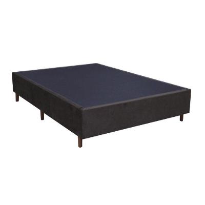 Base Box Casal Love Story Black Confort 138x188x27cm Gazin Preto