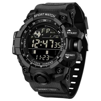 Relógio Eletrônico Masculino De Moda De Luxo Multifuncional 6229 Sanda Preto