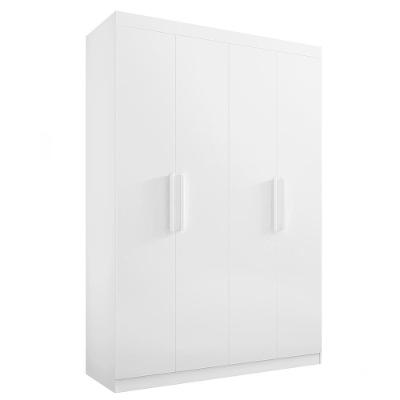 Guarda Roupa 4 Portas 3 Gavetas Colibri Plus D'doro Branco