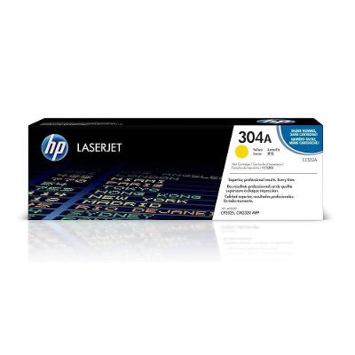 Toner Original Hp Cc532a 304a Amarelo Cp2025dn Cm2320n Cm2320nf 3.5k