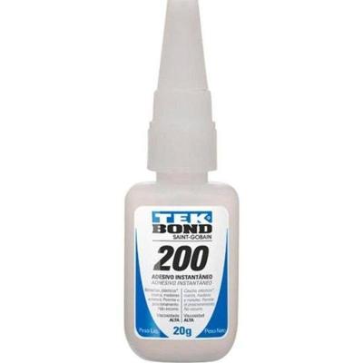 Adesivo Instantâneo 200 20g Tekbond - Cx - 10