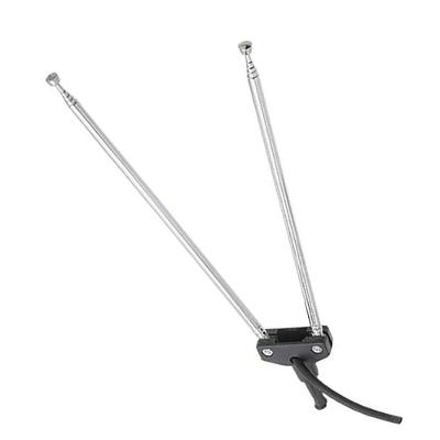 Antena Telescopica Para Tv Dupla 5 Estagios Cabo Fita 1...