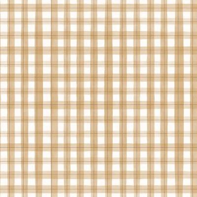 Papel De Parede Revoada Xadrez Picnic Pincelada Marrom 4442