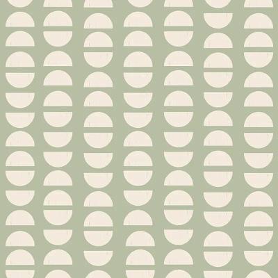 Papel De Parede Revoada Café Verde E Branco 4464
