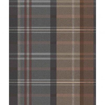 Papel De Parede Botany House Xadrez Bege 15567