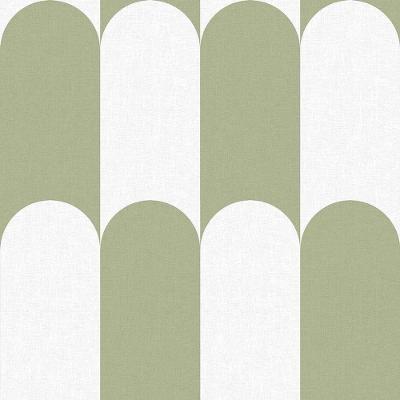 Papel De Parede Botany House Yin Yang Verde 15555