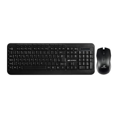 Kit Teclado + Mouse Sem Fio C3tech K-w60bk