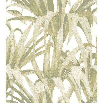 Papel De Parede Botany House Folhagem Verde 15525
