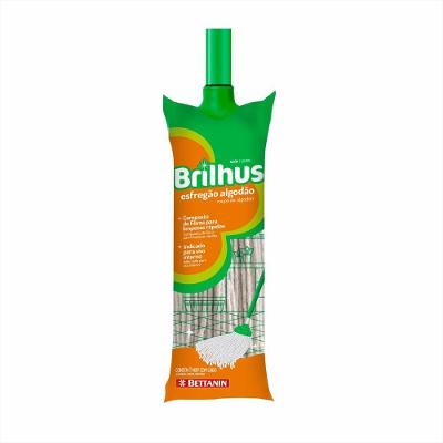 Mop Esfregão Algodão Com Cabo Brilhus Bettanin