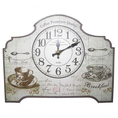 Relogio De Mesa Cafe Da Manha Vintage Retro Decoracao (xin-07)